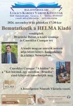 HELMA Kiadó bemutatkozik 2026.11.06.