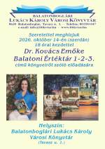 Balatoni Értéktár 1-2-3. 2026.10.17.